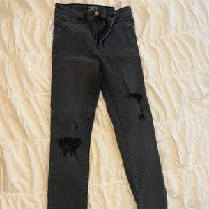 Black Abercrombie and Fitch Skinny High Rise Jeans